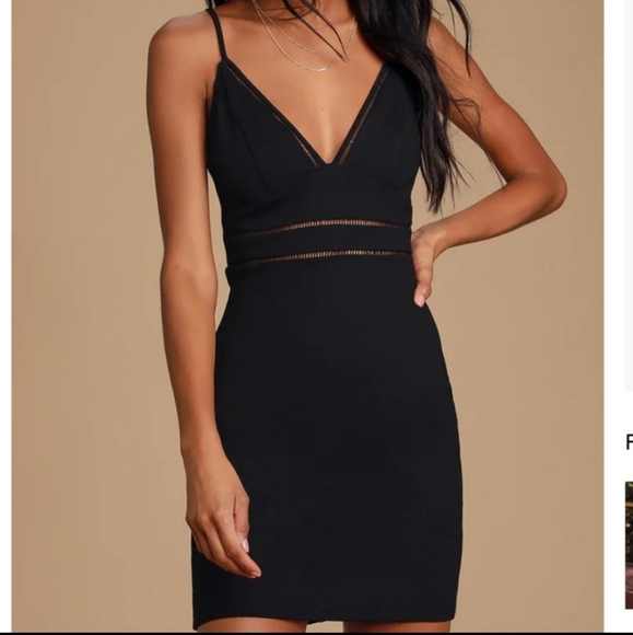 Lulus Dresses & Skirts - Lulu's Black Cocktail Dress Size Medium